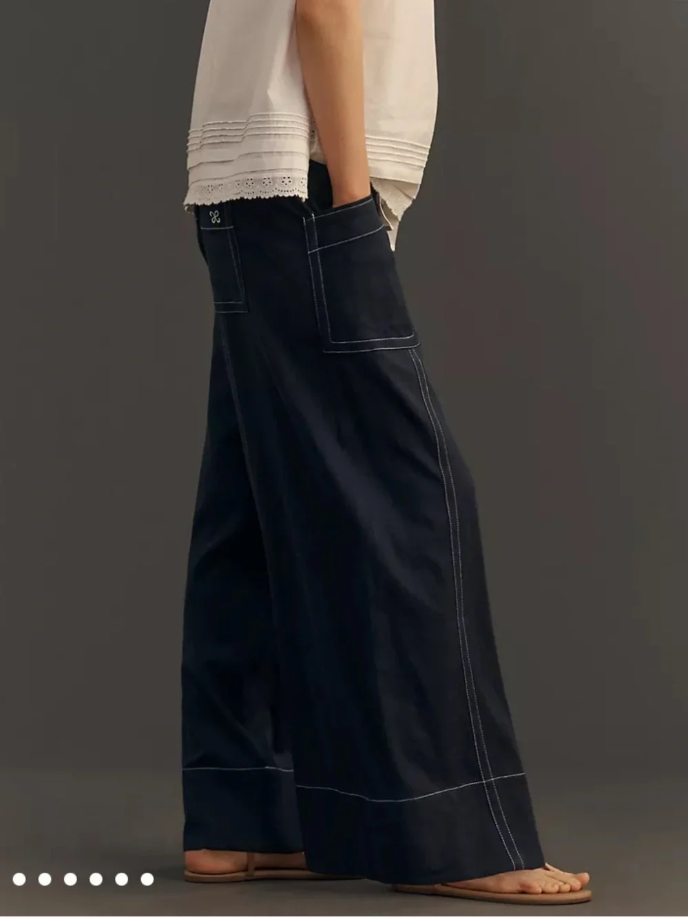 Anthropologie Maeve La ponche pull on pants - Picture 2 of 4